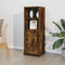 vidaXL - Hoge - kast - 36x35,5x103,5 - cm - bewerkt - hout - gerookt - eikenkleurig