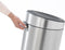 Brabantia Touch Bin - Prullenbak - 30 liter - Matt Steel