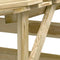 vidaXL - Pergola - met - dak - 100x90x100 - cm - geïmpregneerd - grenenhout