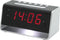 Soundmaster UR8100SI - Jumbo LED alarmklok - Nachtlampje USB laadfunctie - Zwart/Zilver