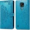 iMoshion Hoesje Geschikt voor Motorola Moto E7 Hoesje Met Pasjeshouder - iMoshion Mandala Bookcase - Turquoise