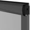 Raammuggennet L125 x H145 cm in antracietgrijs aluminium - In te korten in breedte en hoogte