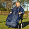 Splash Wheely Mac - Poncho - Mouwen - Ongevoerd - Blauw
