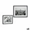 Schilderij Gebouw Hout Glas 43 x 3 x 53 cm (6 Stuks)