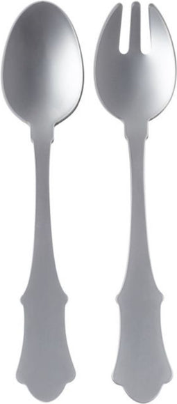 Sabre Bestek Slacouvert Bestekset Kunststof Acryl Old Fashion Grijs Zilver