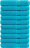 vidaXL - Handdoeken - SOLUND - 10 - st - 600 - g/m² - 100x200 - cm - turquoise