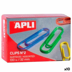 Apli Nº 2 - Clip - Multicolour - 32 mm (10 stuks)