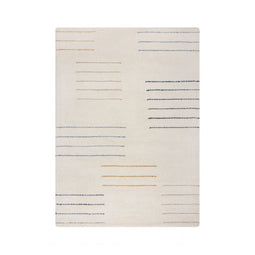 Flair Rugs Dottie vloerkleed wol – blauw/multi – 120 x 170 cm