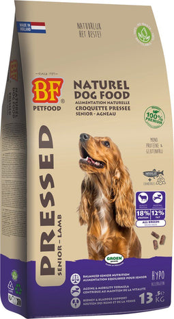 13,5 kg Bf petfood geperst senior lam hondenvoer