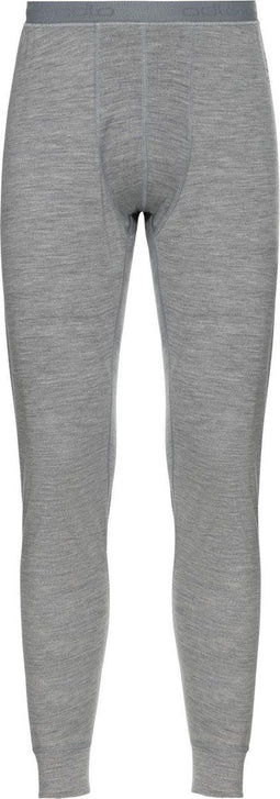 Odlo Natural 100% Merino Warm Thermobroek Heren - Grijs - Maat XL
