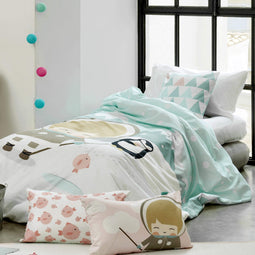 Happy Friday Duvet cover set 2 pieces Skymo day 155x220 cm (Single) Multicolor