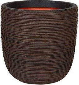 Capi Europe - Bloempot Rib NL - Breukbestendig - Zwart - Ø35 cm