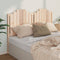 vidaXL - Hoofdbord - 156x4x110 - cm - massief - grenenhout