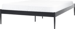 VAURS - Tweepersoonsbed - Zwart - 140 x 200 cm - Staal