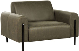 Fauteuil ASKIM Stof Donkergroen