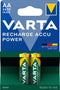 Varta 05716 - AA (HR6) Oplaadbare Batterijen - 2600 mAh - Groen (2 stuks)