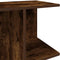 vidaXL - Nachtkastje - 46,5x29x61 - cm - bewerkt - hout - gerookt - eikenkleurig