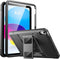 Accezz Rugged Back Case iPad 10.9 (2022) - Ingebouwde screenprotector - Zwart