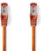CAT6 Netwerkkabel - RJ45 Male - RJ45 Male - S/FTP - 0.50 m - Rond - LSZH - Oranje - Envelop