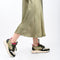 PS Poelman Carocel - Lage Sneakers - Imitatie Leren Suedè PU - Donker Groen Goud - Maat 41