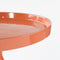 Mica Decorations Duco - Bijzettafel - H66 x Ø25 cm - Gerecycled Aluminium - Oranje