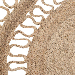 DIKILI - Laagpolig vloerkleed - Beige - 120 cm - Jute