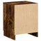 vidaXL - Nachtkastjes - 2 - st - met - 2 - lades - 40x36x50 - cm - gerookt - eikenkleurig