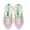 POSH by Poelman AYOKI - Dames sneakers - Chunky zool 4 cm - Wit met combinatie