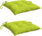 vidaXL - Stoelkussens - 2 - st - 40x40x7 - cm - oxford - stof - heldergroen