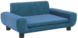 vidaXL - Hondenmand - 70x45x33 - cm - fluweel - blauw