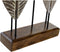 Decoratieve figuren DKD Home Decor Bamboe Ijzer Lakens (33 x 10 x 81 cm)