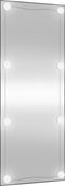 vidaXL - Wandspiegel - met - LED's - rechthoekig - 40x100 - cm - glas