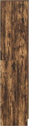vidaXL - Hoge - Kast - in - Rook - Eik - 35x39x168 - cm - Geengineerd - Hout