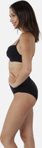 Barts Solid High Waist Briefs - Bikinibroekje - Hoge taille - Zwart (Maat 34)