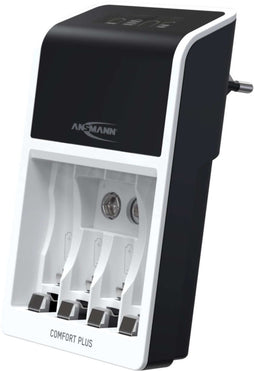 Ansmann Comfort Plus - Lader - Geschikt voor NiMH - Zwart/Wit