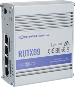 Teltonika RUTX09 - LTE-router - Dual-SIM 4x Gigabit Ethernet