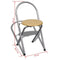 vidaXL - Ontbijttafelset - met - twee - stoelen - (inklapbaar)