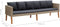 vidaXL - Tuinbank - 3-zits - met - kussens - poly - rattan - beige