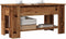 vidaXL - Salontafel - 101x49x52 - cm - bewerkt - hout - oud - houtkleurig