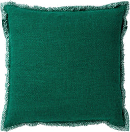 Dutch Decor BURTO - Sierkussen van gewassen katoen Galapagos Green 45x45 cm - Inclusief binnenkussen
