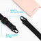 iMoshion Hoesje Geschikt voor iPhone 11 Hoesje Met Koord - iMoshion Color Backcover met koord - Nylon Strap - Roze