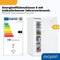 Exquisit - Vrieskast - 91 l netto-inhoud - energieklasse E - 40 dB - 4-sterren - compact ontwerp
