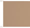 vidaXL - Luifel - verticaal - 100x360 - cm - oxford - stof - taupe