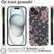 imoshion Hoesje Geschikt voor iPhone 15 Hoesje Siliconen - imoshion Design hoesje - Meerkleurig / Blossom Watercolor