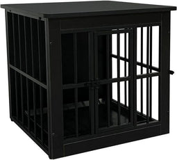 Hondenbench - hondenhok - bench voor puppies en kleine honden - zwart