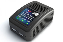 SkyRC E3 - Modelbouwoplader - 1200 mA voor 2-3 LiPo-cellen - Zwart