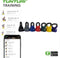 Tunturi Kettlebell - 12 kg - Vinyl - Blauw - Incl. gratis fitness app