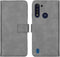 iMoshion Hoesje Geschikt voor Motorola Moto G8 Power Lite Hoesje Met Pasjeshouder - iMoshion Luxe Bookcase - Grijs