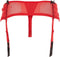 Rene Rofe Jarretelstring Met Open Kruis - Rood