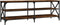 vidaXL - Tv-meubel - 140x40x50 - cm - bewerkt - hout - gerookt - eikenkleurig